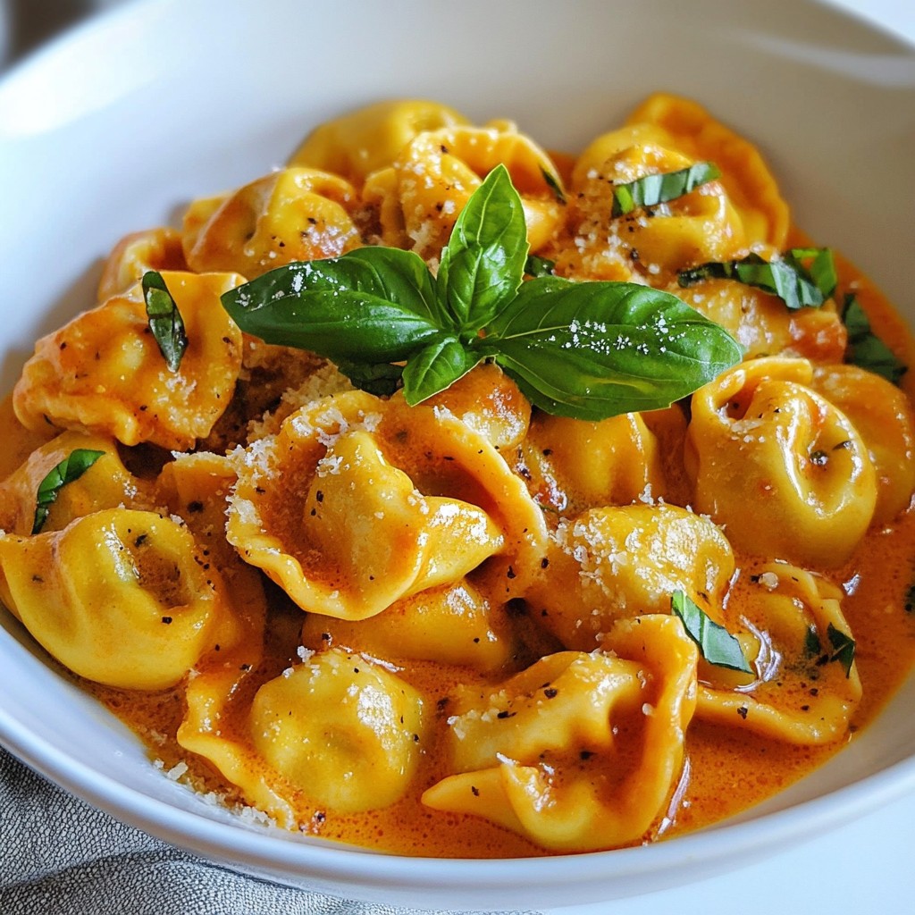 Creamy Tomato Basil Tortellini Flavors to Savor