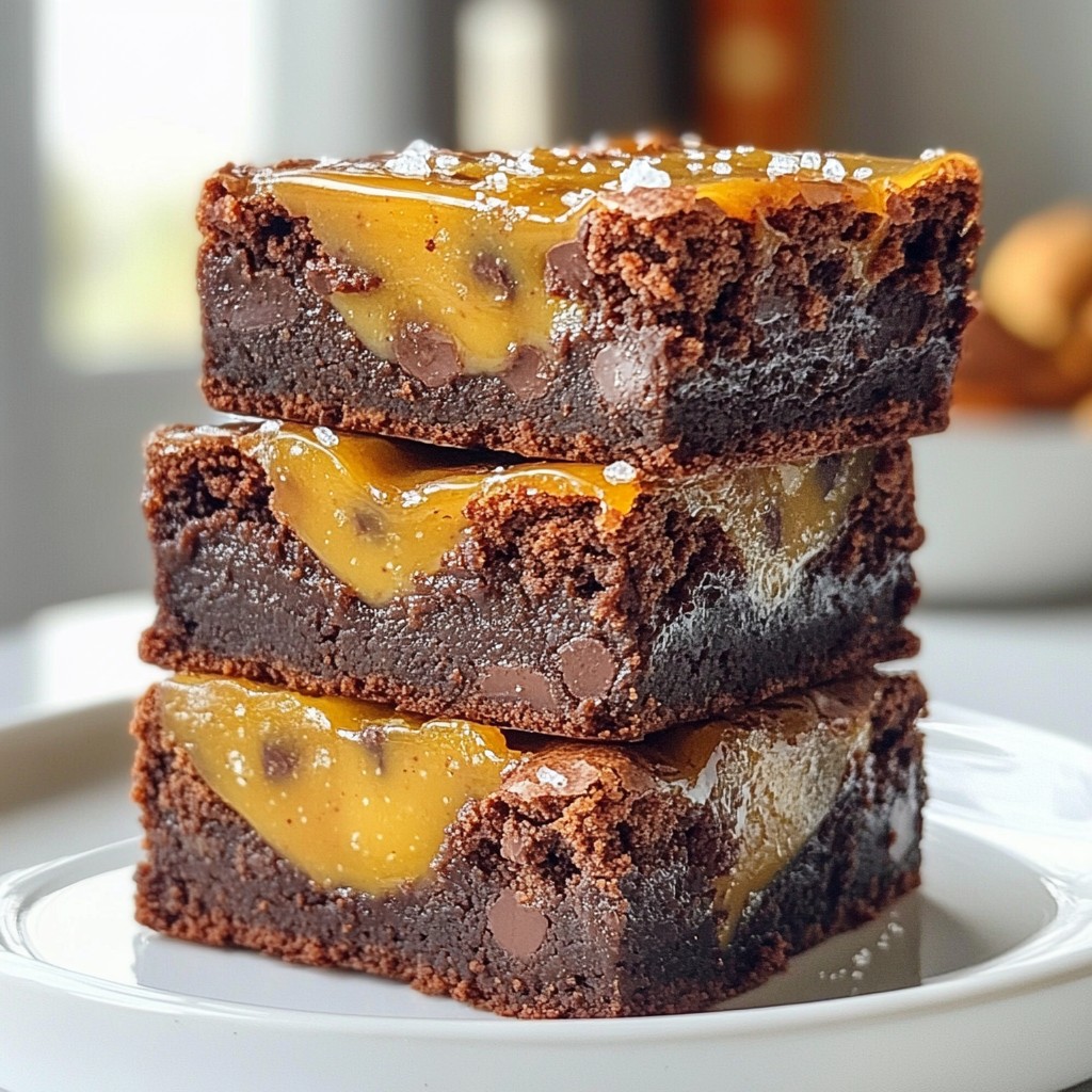 Caramel Espresso Brownies Rich and Decadent Delight