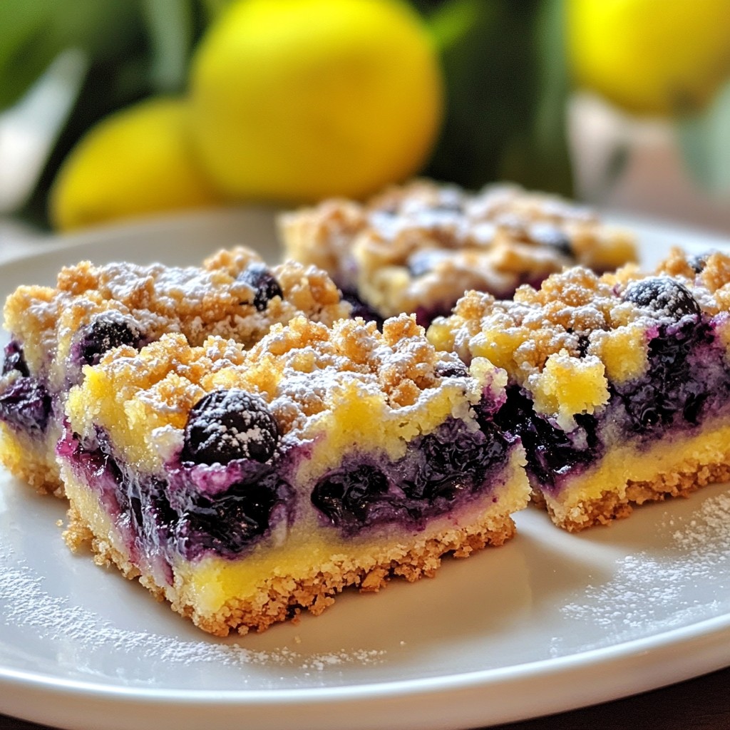 Blueberry Oat Crumble Bars Simple and Tasty Delight