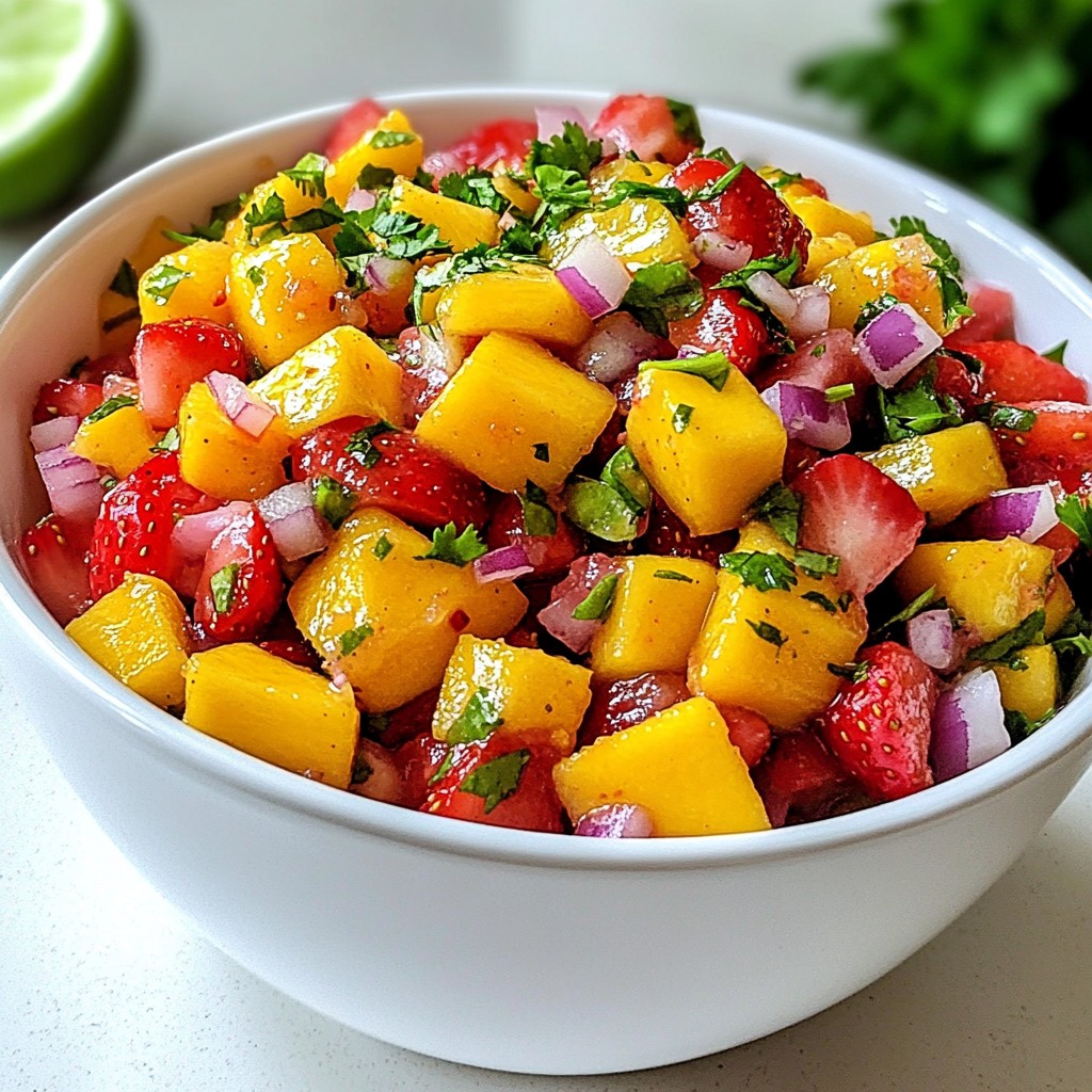 Strawberry Mango Salsa Fresh and Flavorful Delight