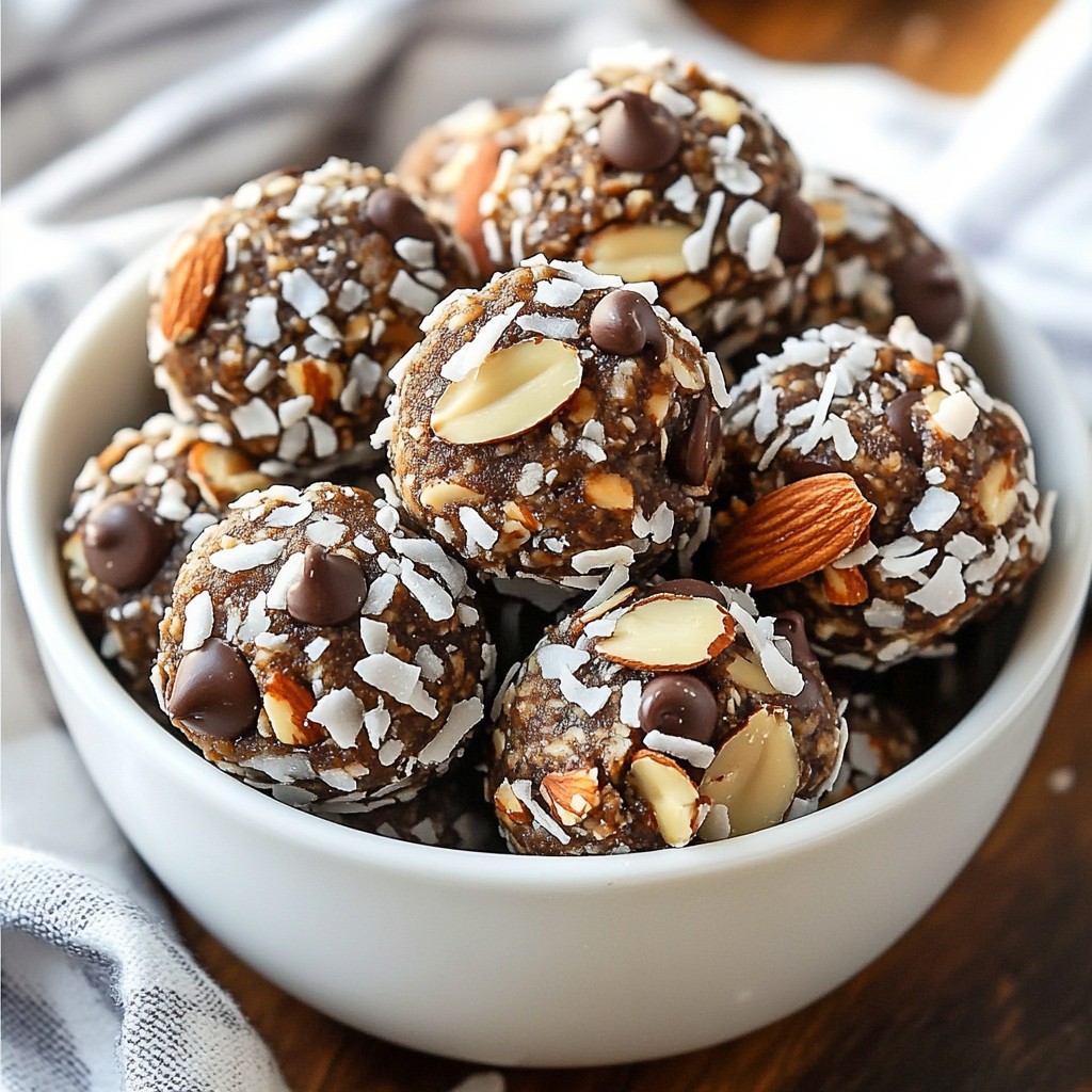 Delicious Almond Joy Energy Bites Easy and Nutritious