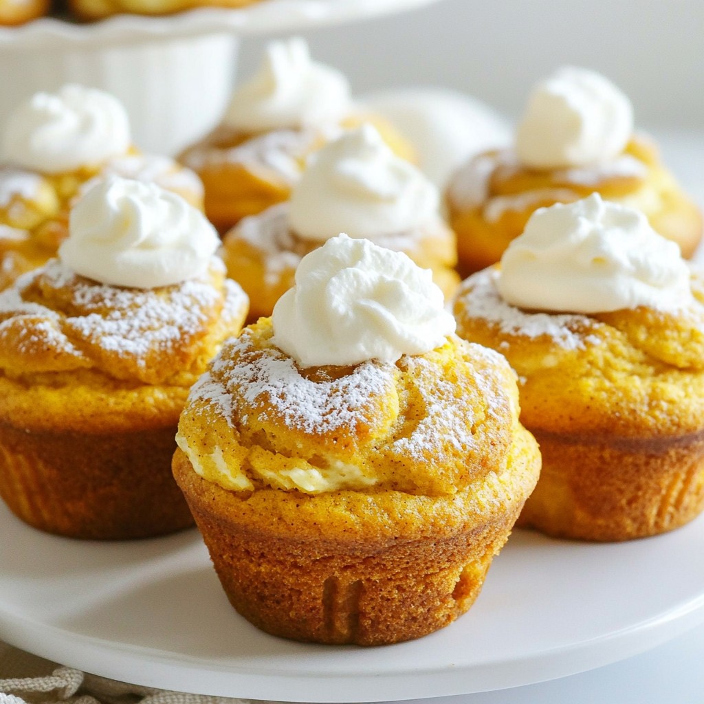 Pumpkin Cream Cheese Swirl Muffins Tasty and Easy Recipe