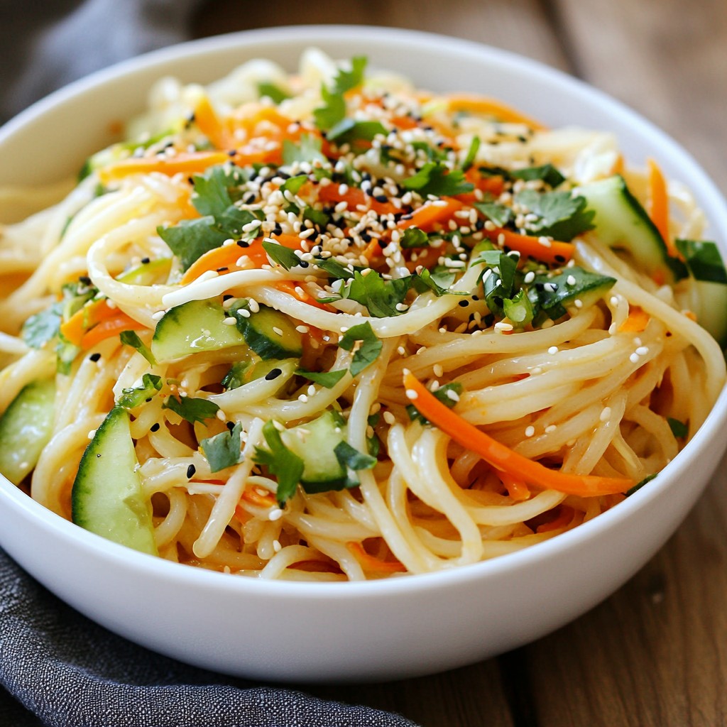 Spicy Garlic Tahini Noodles Flavorful and Easy Recipe