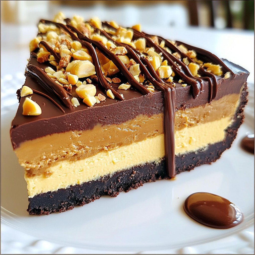 Peanut Butter Chocolate Cheesecake Rich and Decadent Treat