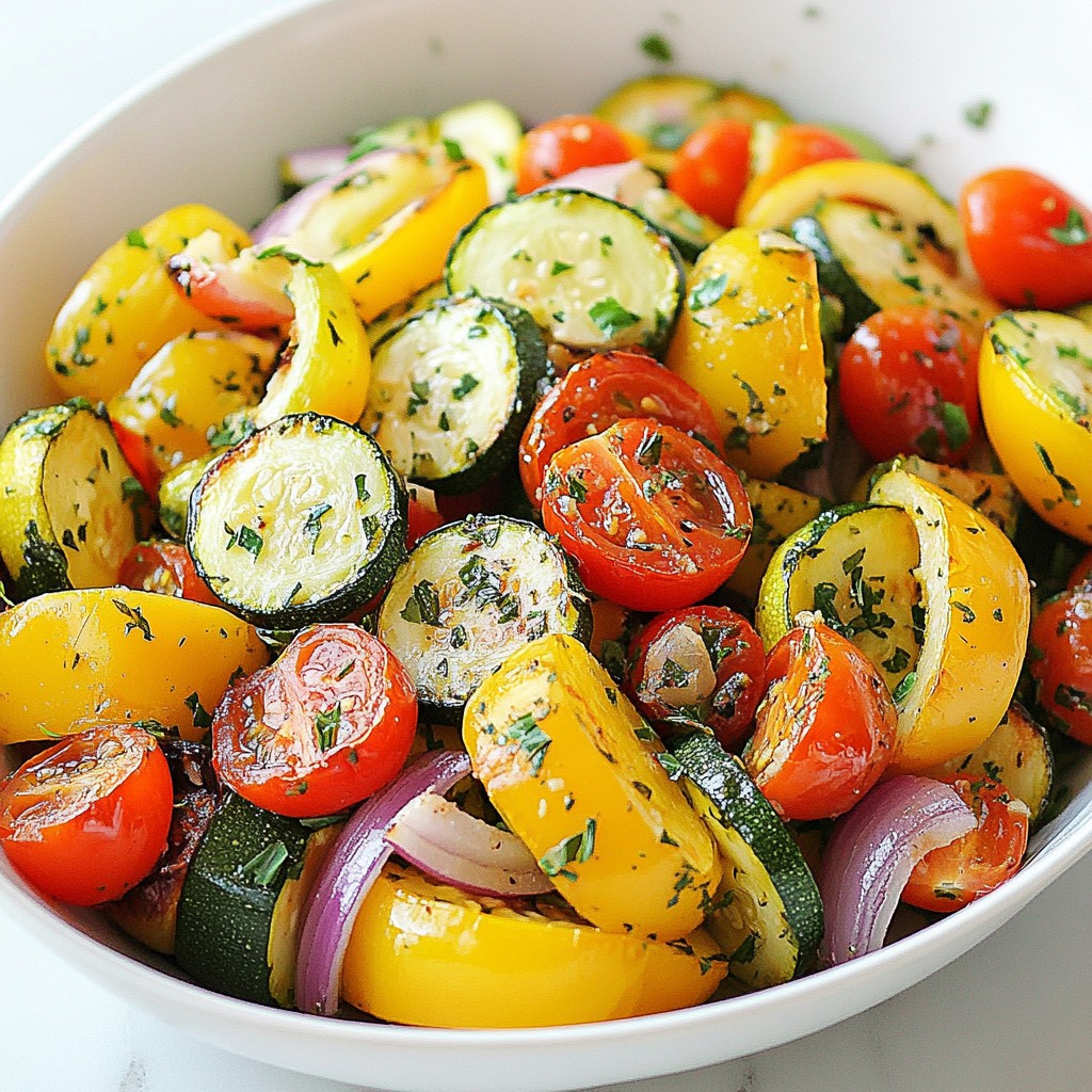 Italian Herb Roasted Veggies Flavorful and Simple Dish