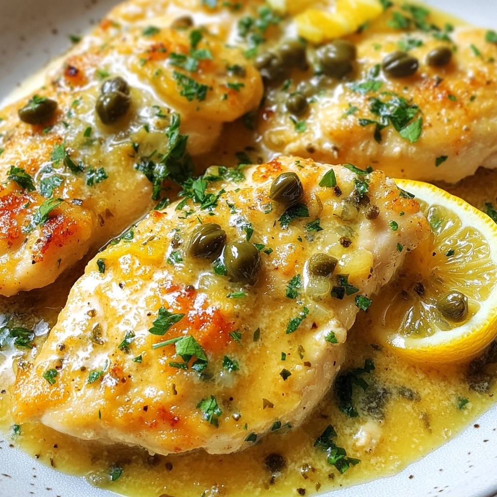 Easy Weeknight Creamy Lemon Chicken Piccata Recipe
