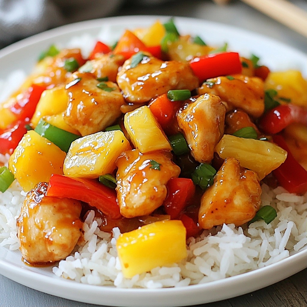 Quick Weeknight Sweet and Sour Chicken Stir-Fry Recipe