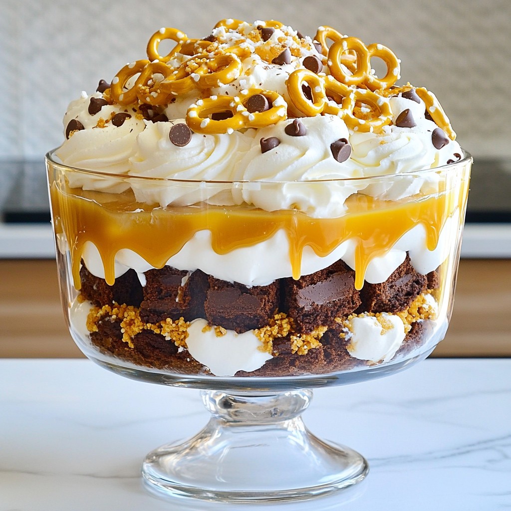 Salted Caramel Brownie Trifle Irresistible Dessert Delight