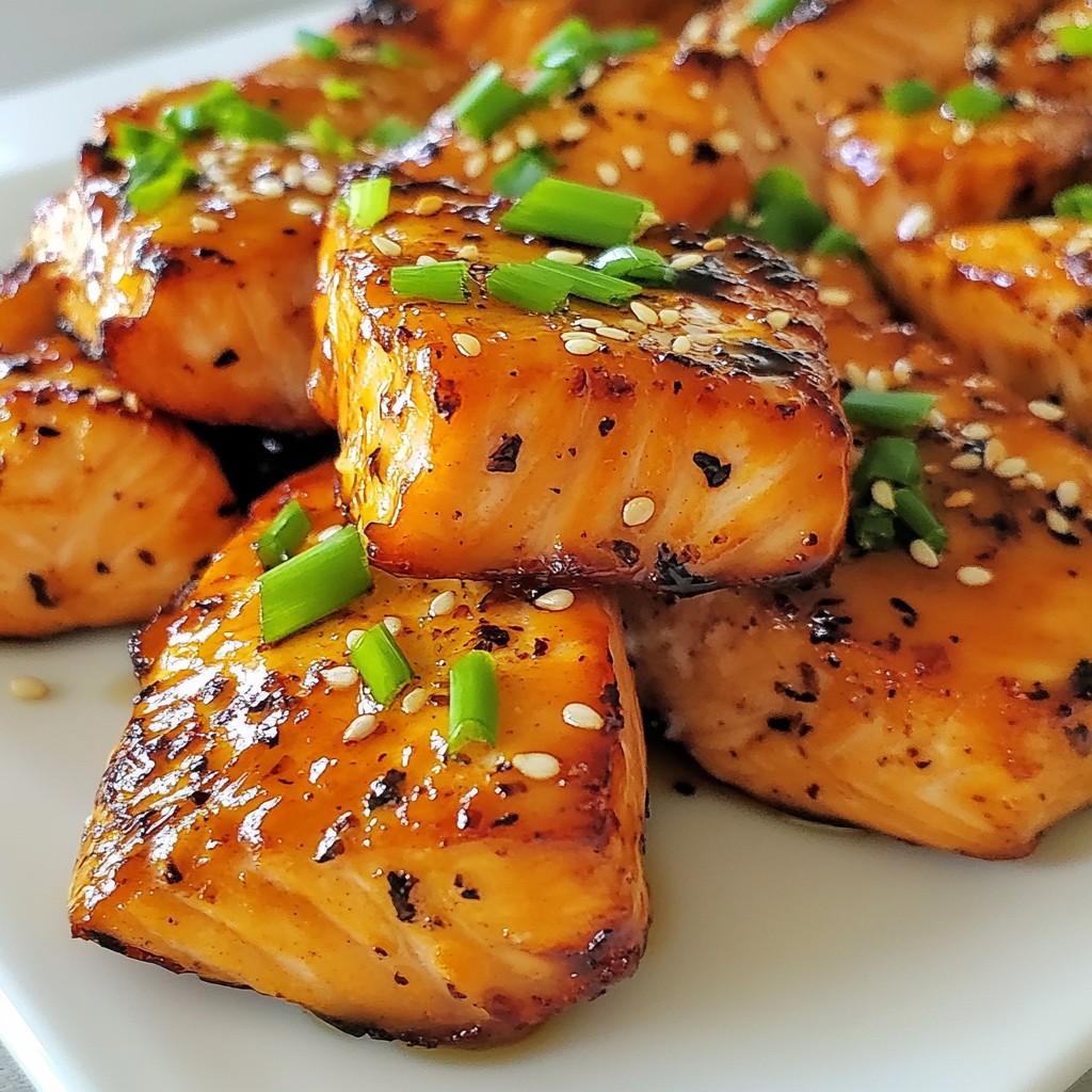 Maple Glazed Salmon Bites Tasty and Easy Recipe