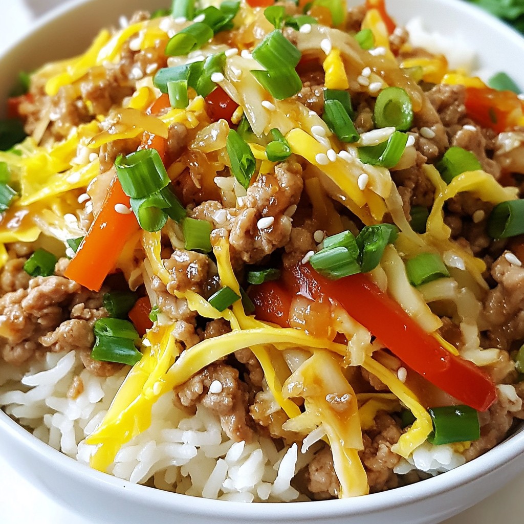 Instant Pot Egg Roll Bowls Flavorful and Easy Recipe