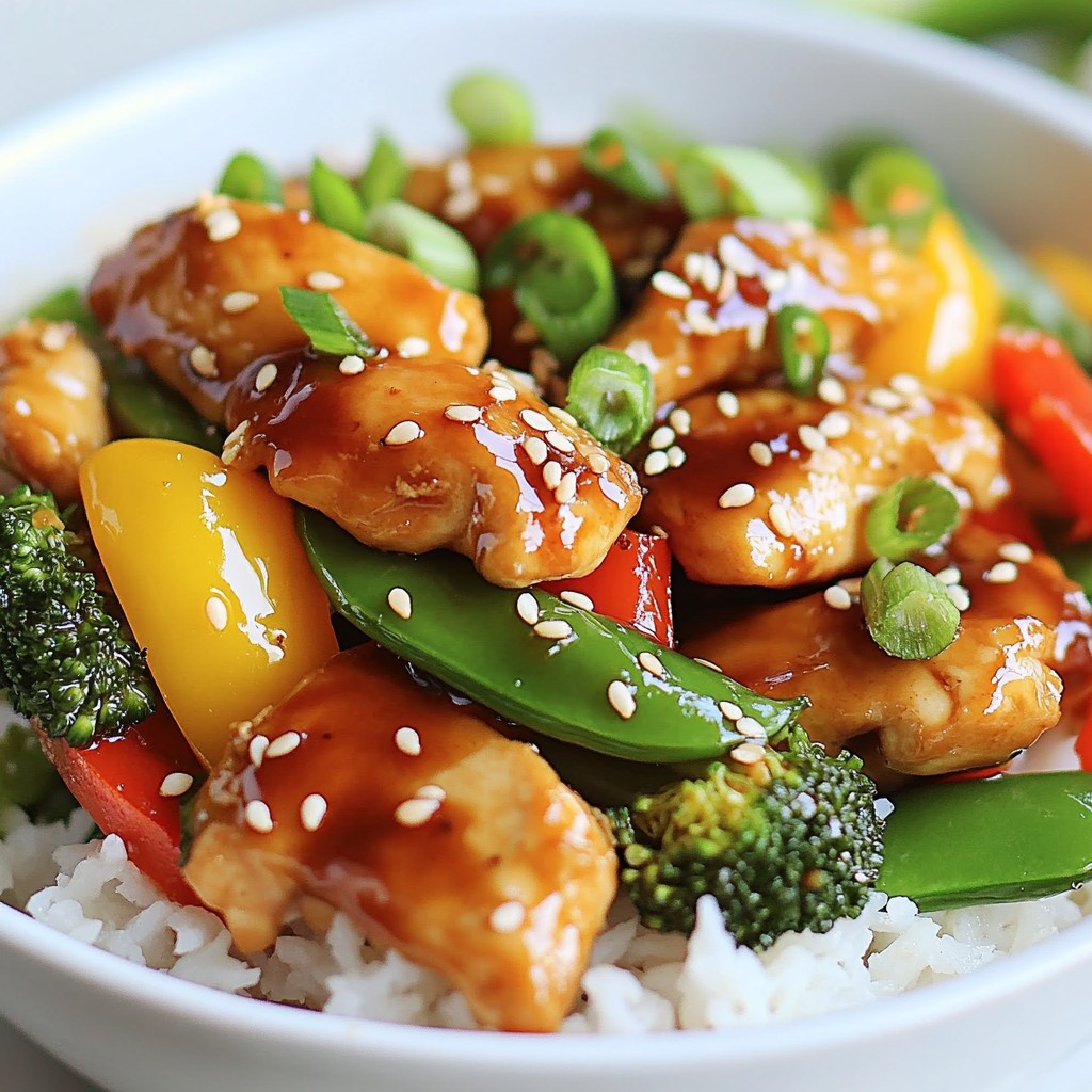 Savory Weeknight Dinner Teriyaki Chicken Stir-Fry