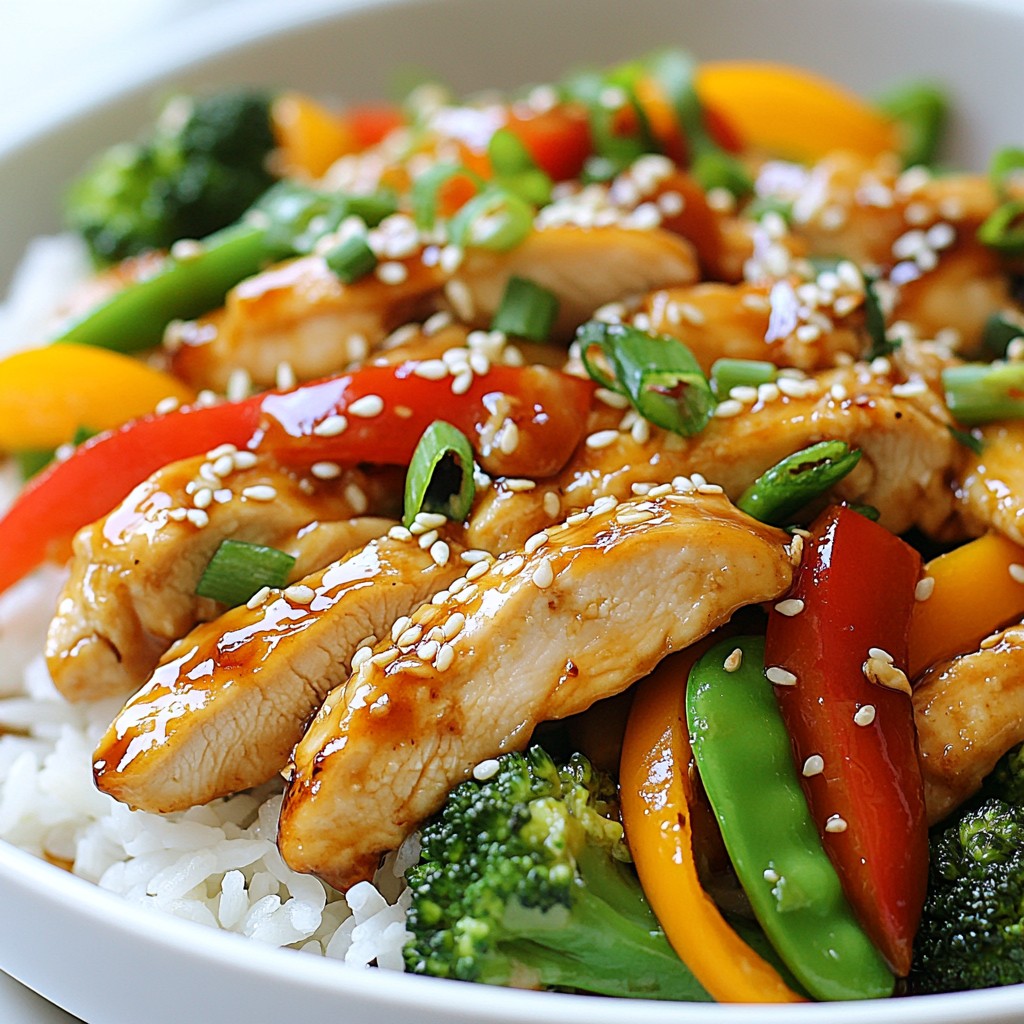 Savory Weeknight Dinner Teriyaki Chicken Stir-Fry