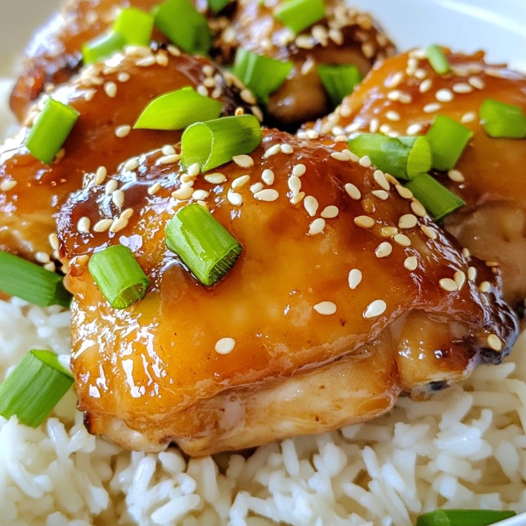 Easy Weeknight Honey Sesame Chicken Thighs Recipe