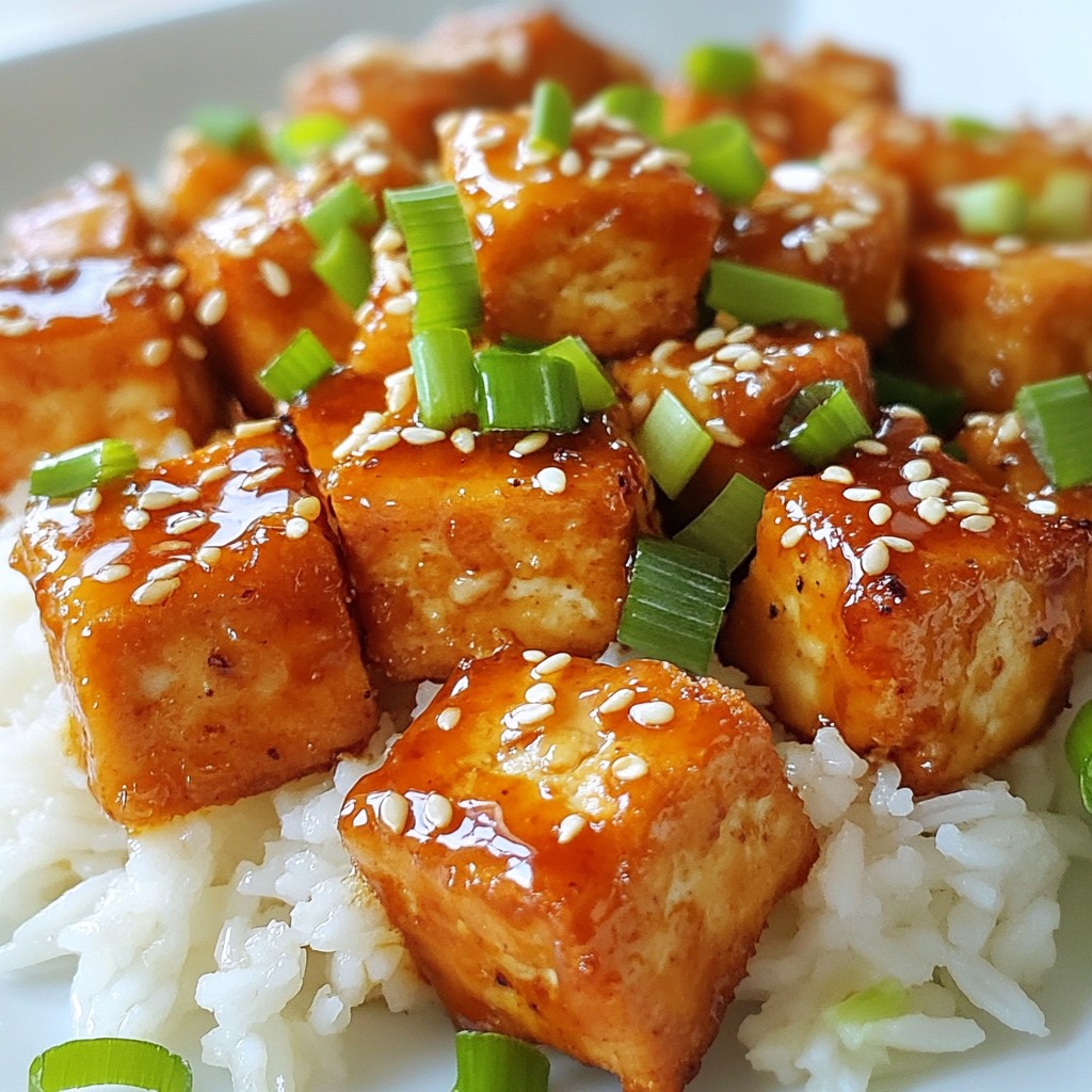 Honey Garlic Sesame Tofu Flavorful and Simple Recipe