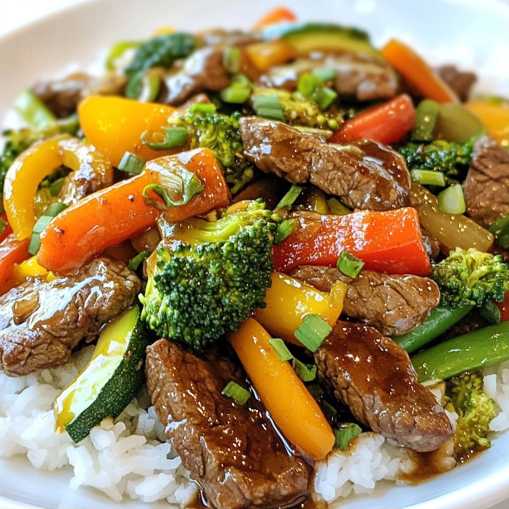 Hearty Busy Night Beef and Vegetable Stir-Fry Recipe