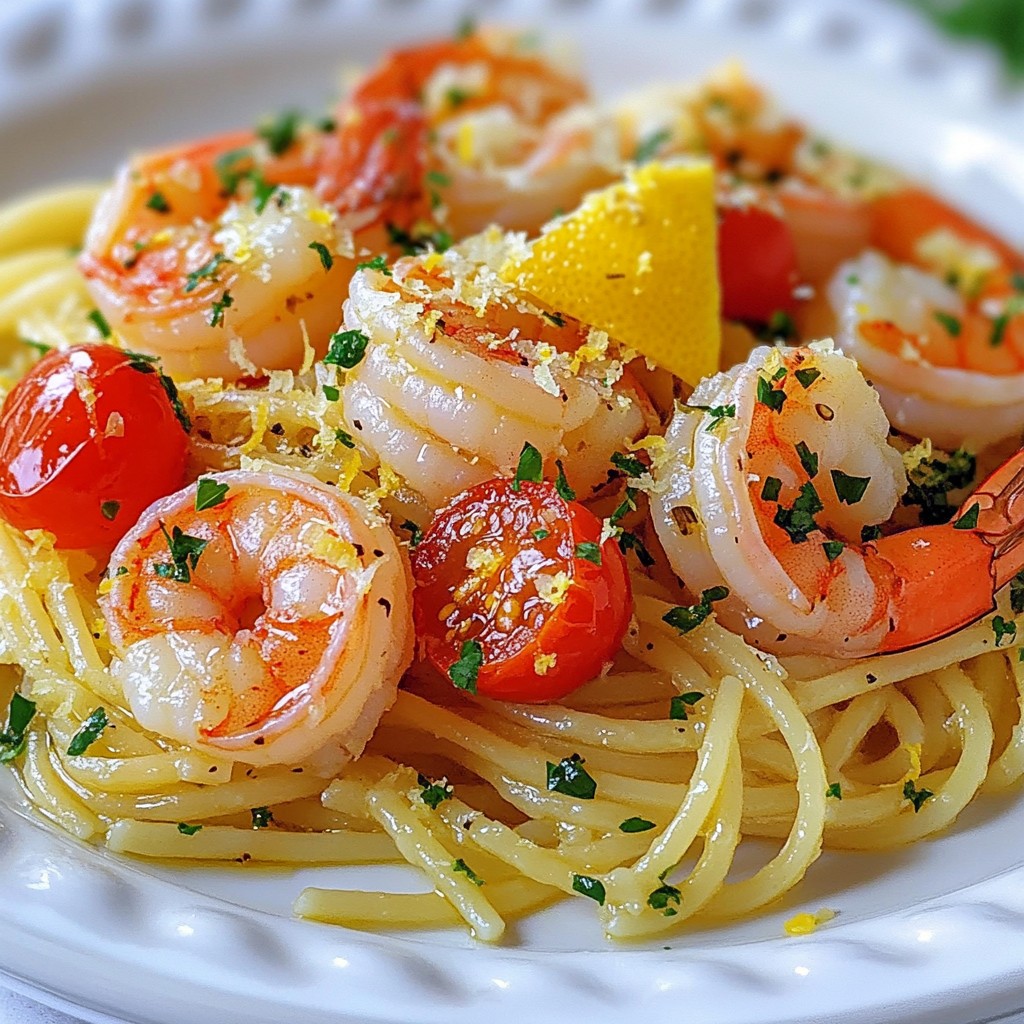 Lemon Garlic Shrimp Pasta Quick and Flavorful Meal