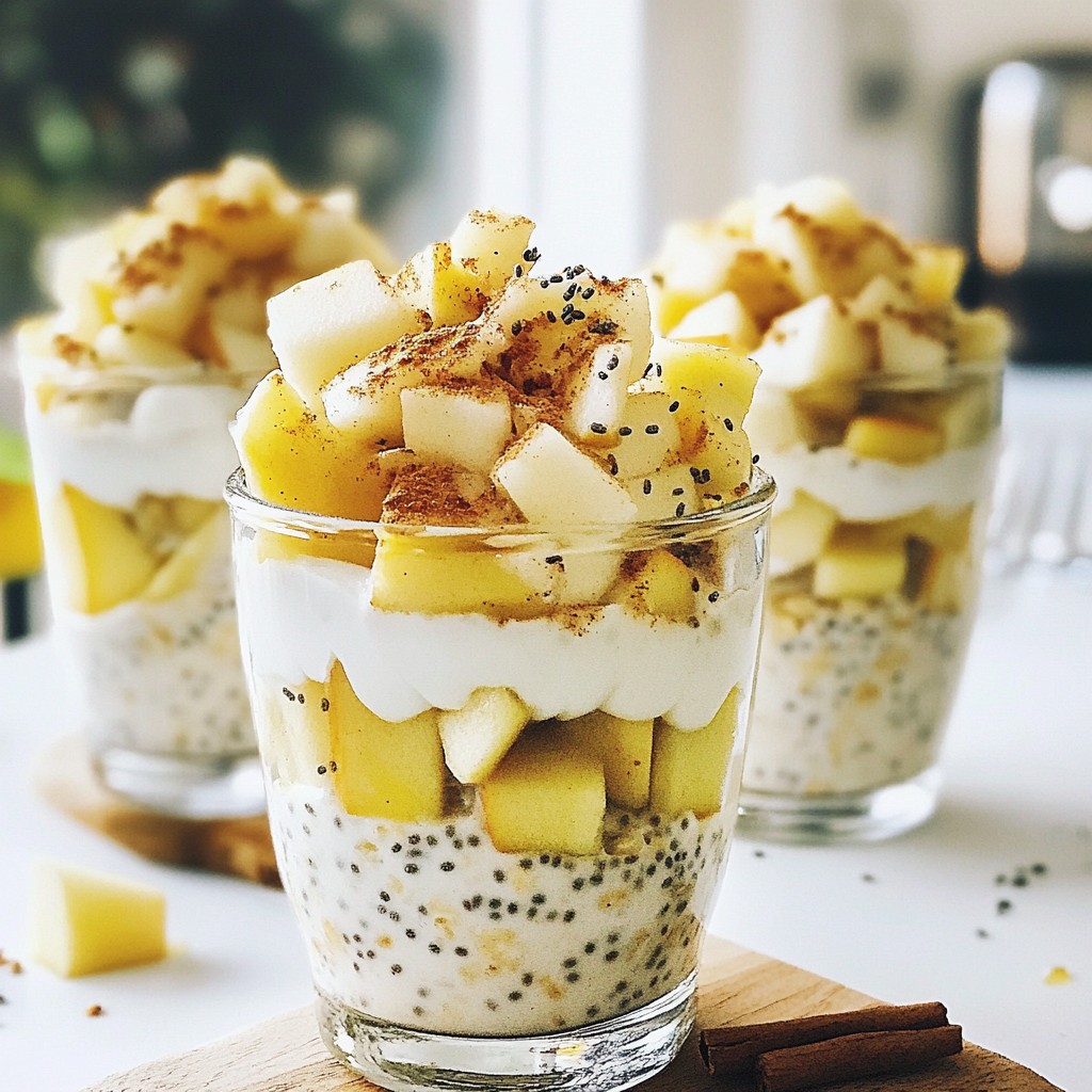 Savory Apple Pie Overnight Oats Healthy Breakfast Delight