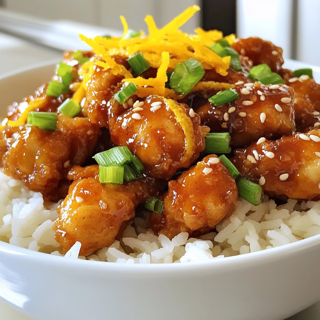 Quick Weeknight Meal Sweet and Spicy Orange Chicken