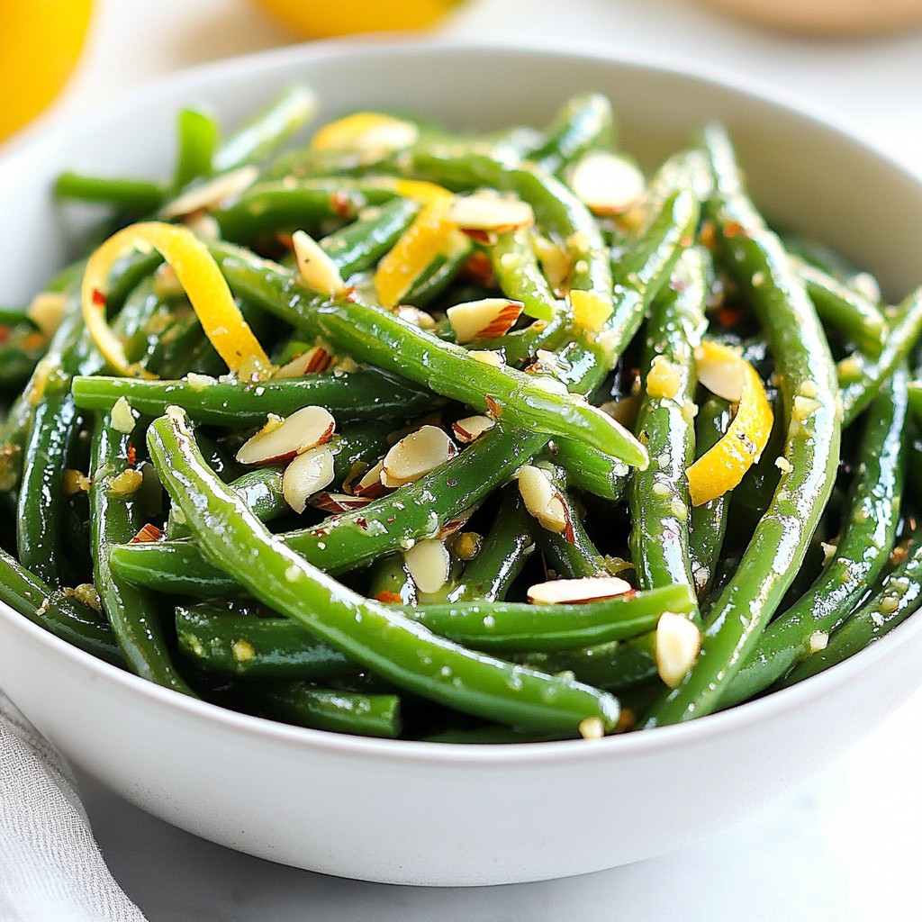 Garlic Butter Green Beans Flavorful Side Dish Recipe