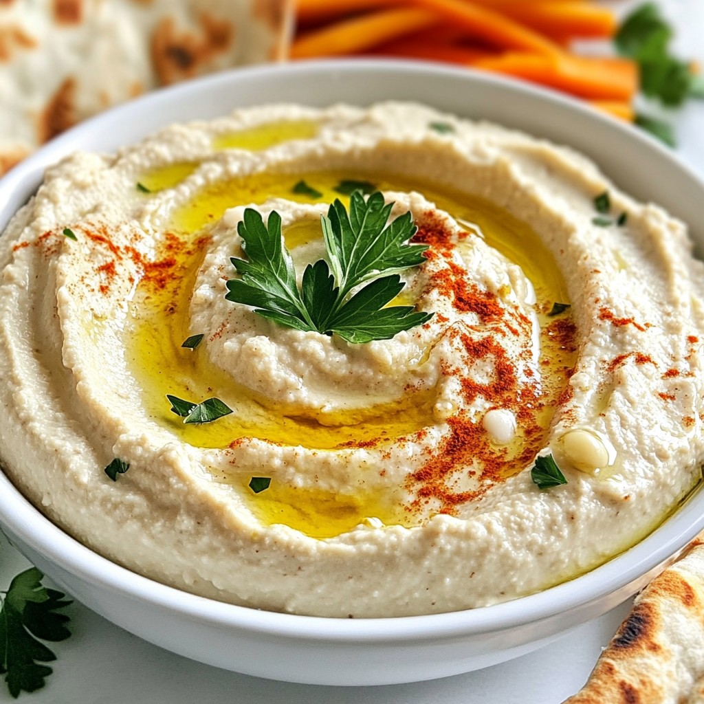 Roasted Garlic White Bean Hummus Creamy Delight