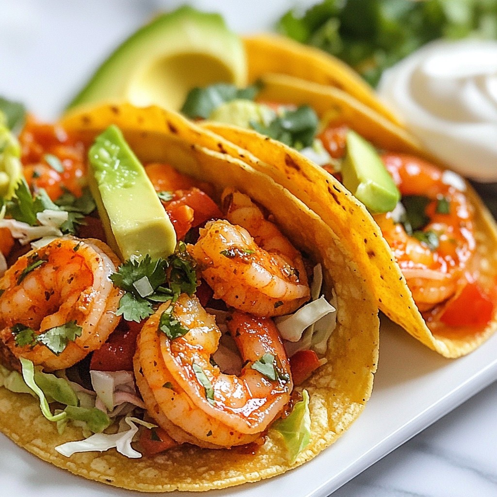 Spicy Garlic Shrimp Tacos Flavorful and Fun Meal