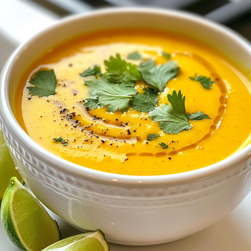 Carrot Ginger Soup Comforting and Healthy Recipe