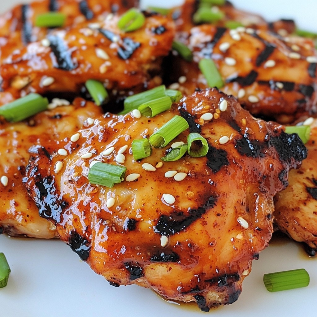 Korean Spicy Chicken Thighs Flavorful and Hearty Meal