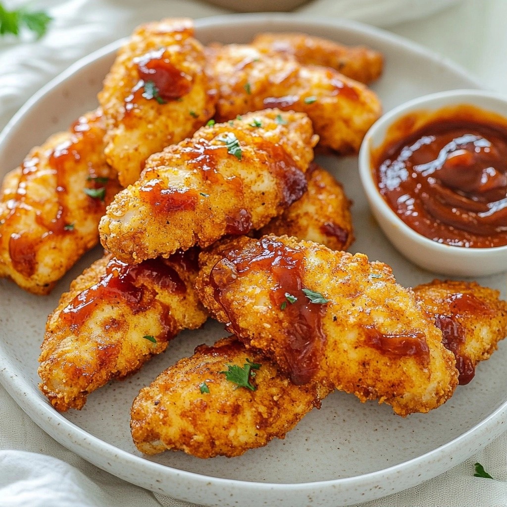 Crispy Easy Weeknight BBQ Chicken Tenders Recipe