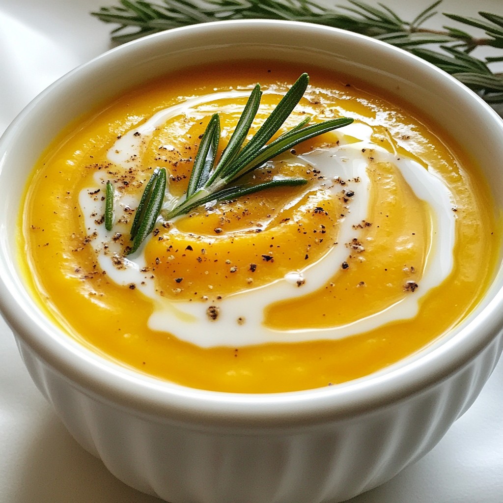 Roasted Butternut Squash Soup Flavorful Comfort Food
