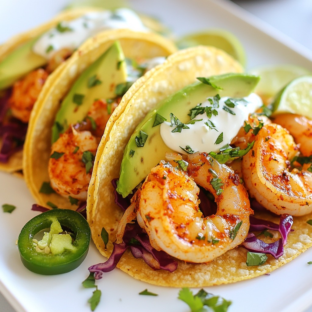 Quick Weeknight Meal Chili Lime Shrimp Tacos Delight