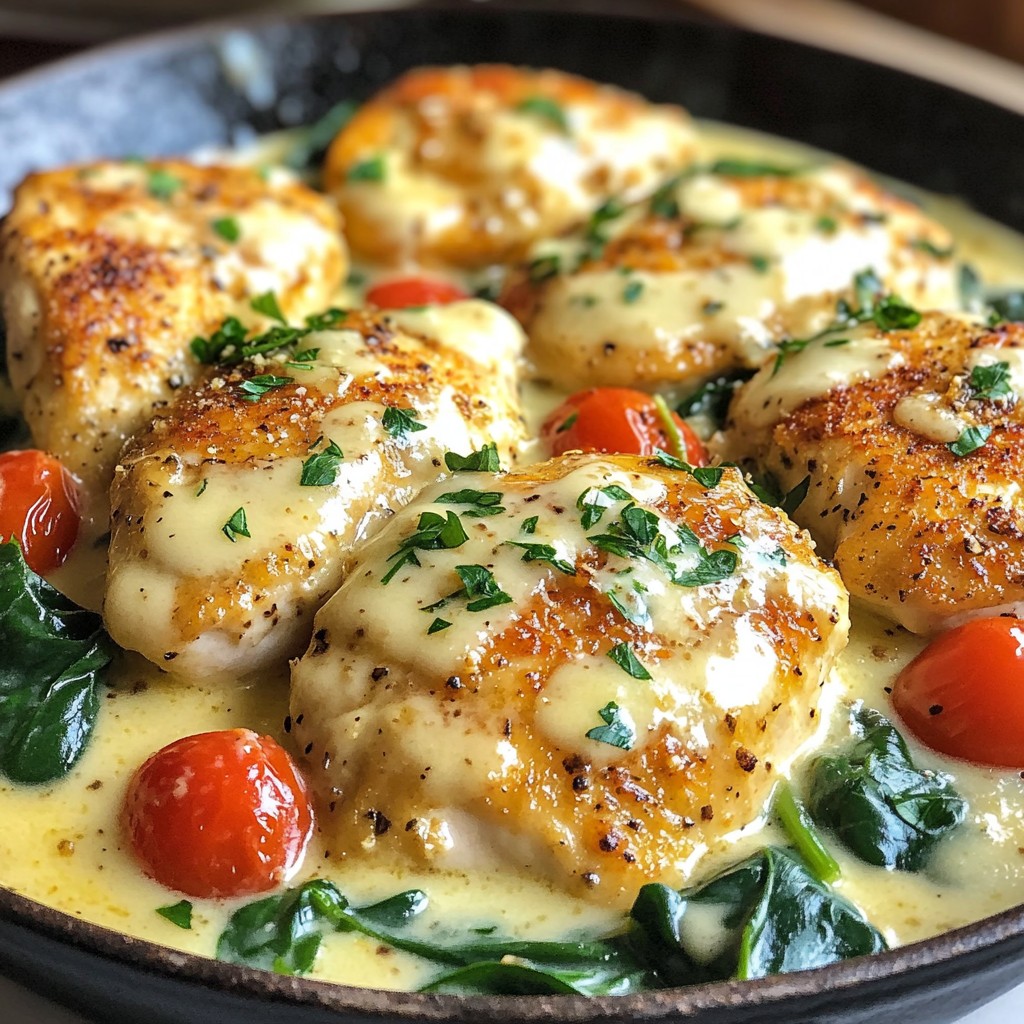 Garlic Parmesan Chicken Skillet Simple and Tasty Meal