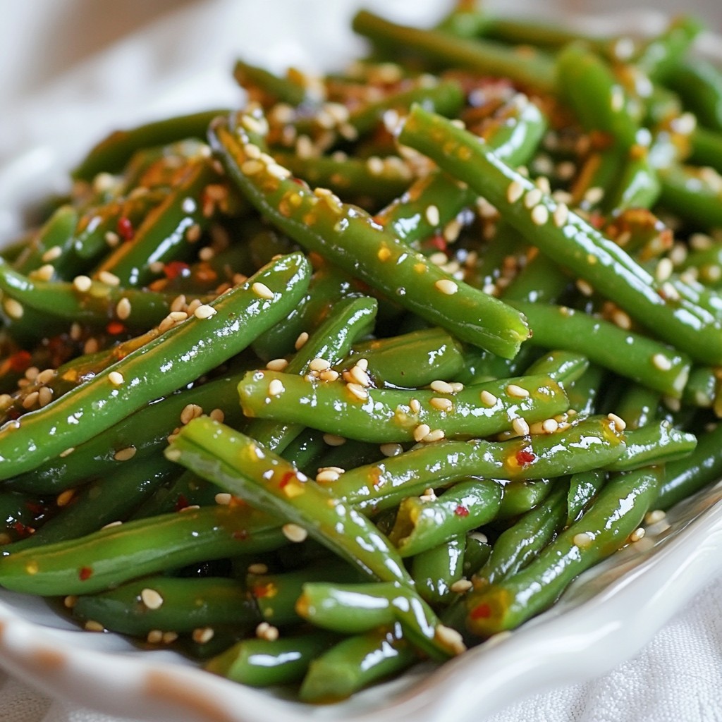 Honey Garlic Green Beans Flavorful Side Dish Recipe