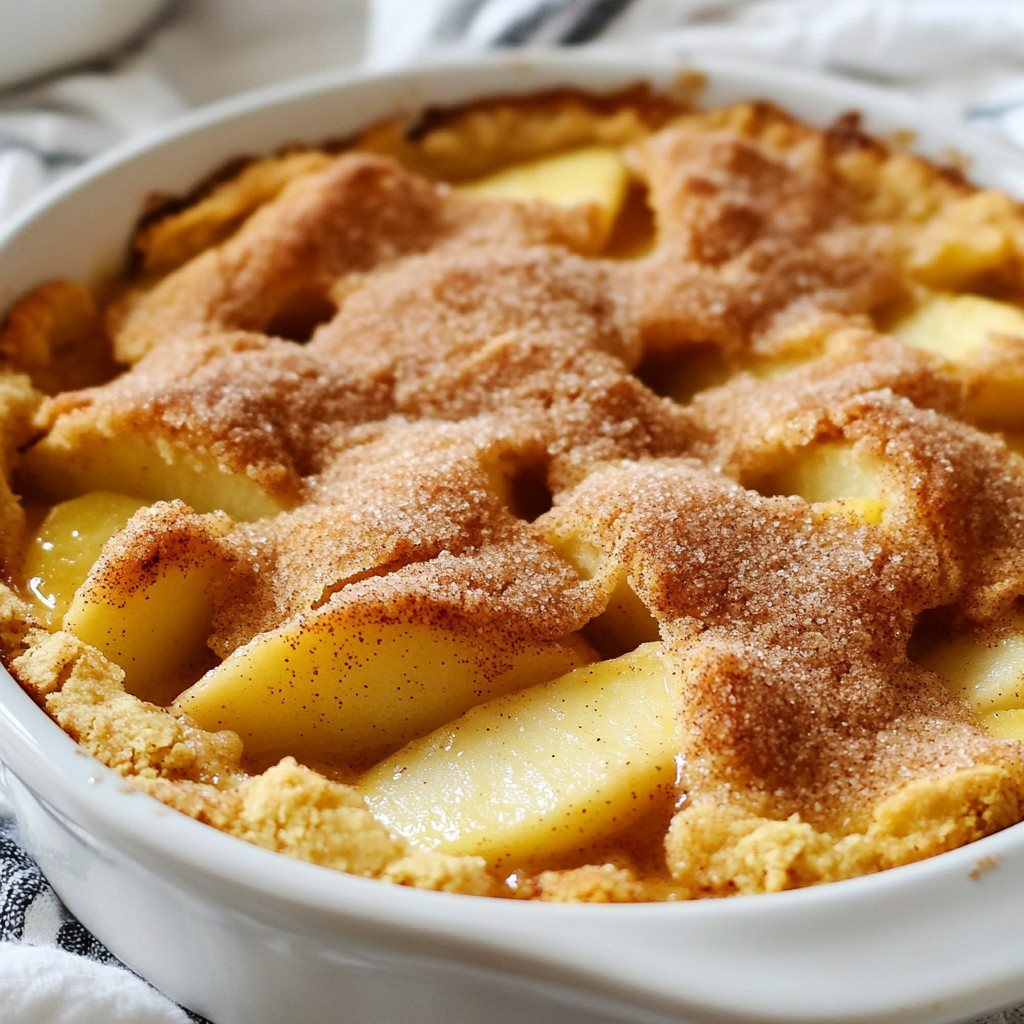 Snickerdoodle Apple Cobbler Irresistible Dessert Delight