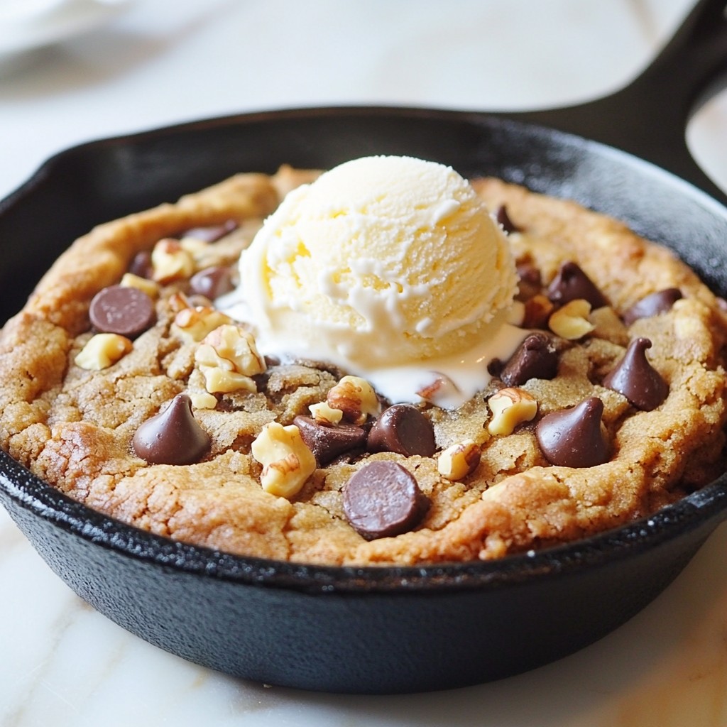 Chocolate Chip Cookie Skillet Tasty and Simple Dessert