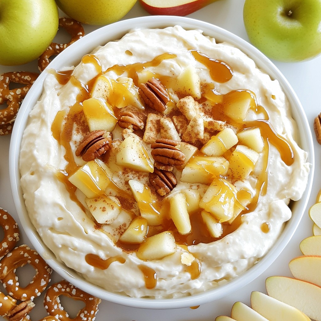 Caramel Apple Cheesecake Dip Creamy and Delightful Treat