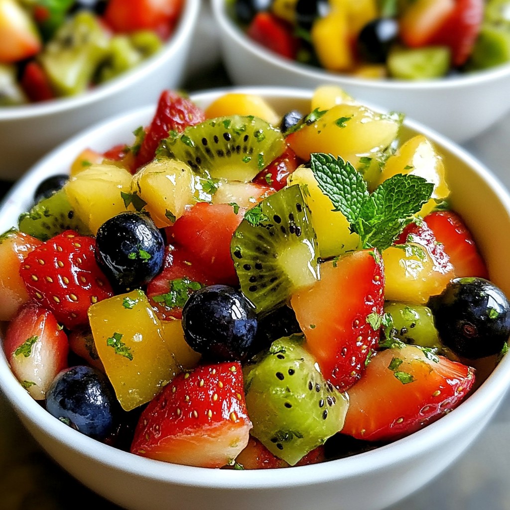 Strawberry Kiwi Fruit Salad Fresh and Flavorful Delight