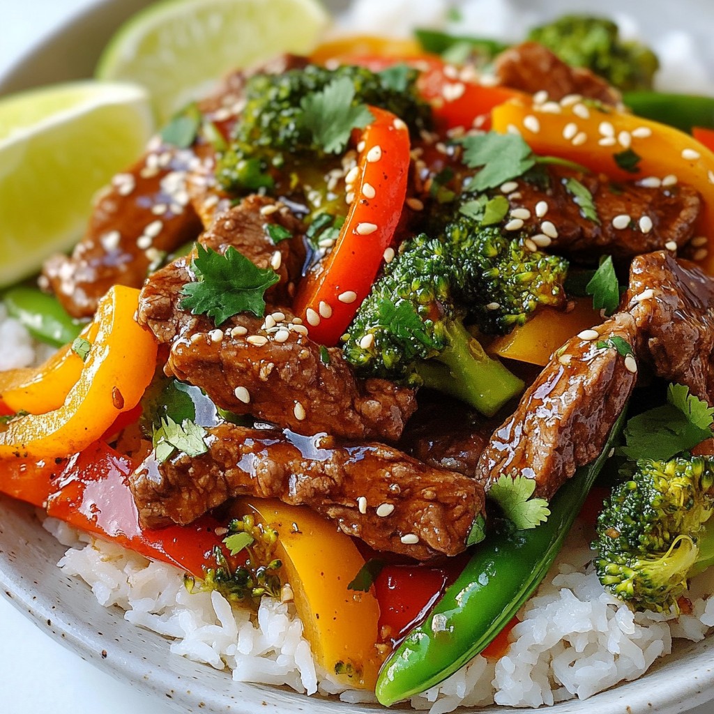 Garlic Ginger Beef Stir-Fry Tasty and Quick Recipe