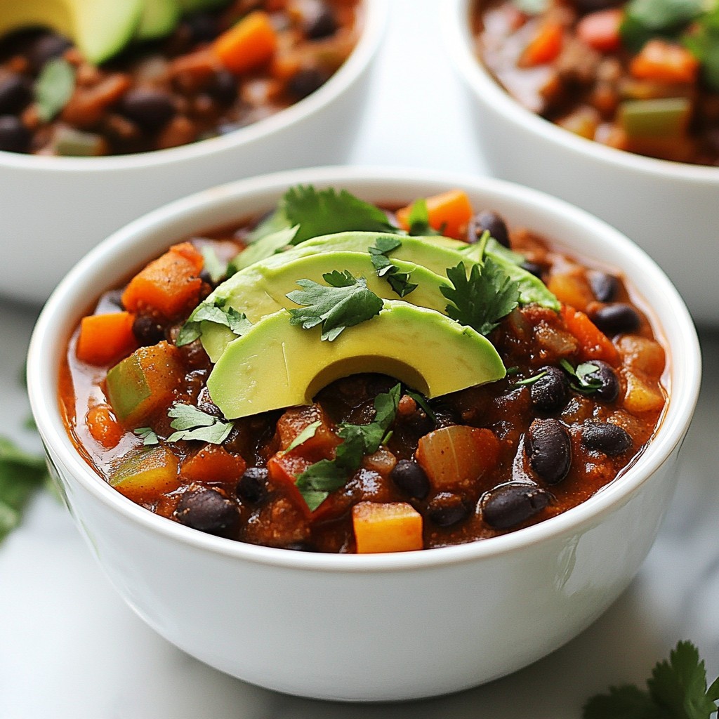 Smoky Chipotle Black Bean Chili Flavorful and Easy Meal