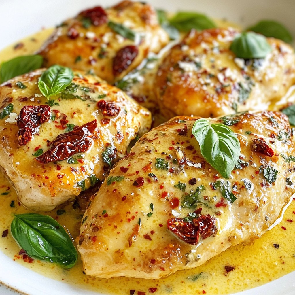 Creamy Sun-Dried Tomato Chicken Delightful Dinner Recipe
