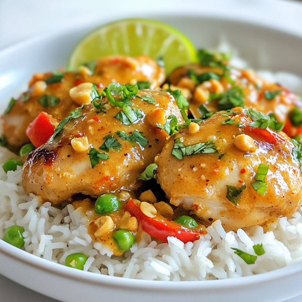 Spicy Thai Peanut Chicken Flavorful and Easy Recipe