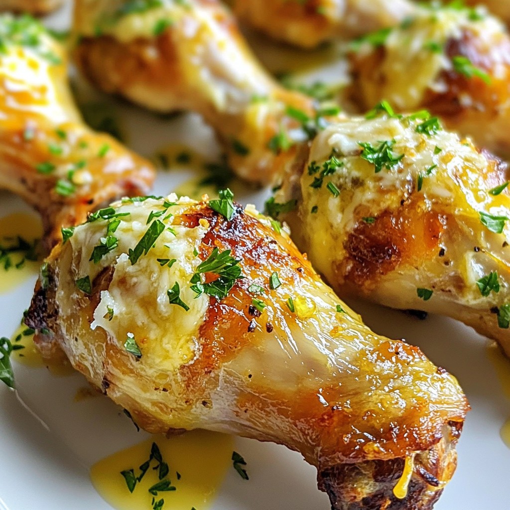 Garlic Butter Parmesan Drumsticks Flavorful Dinner Idea