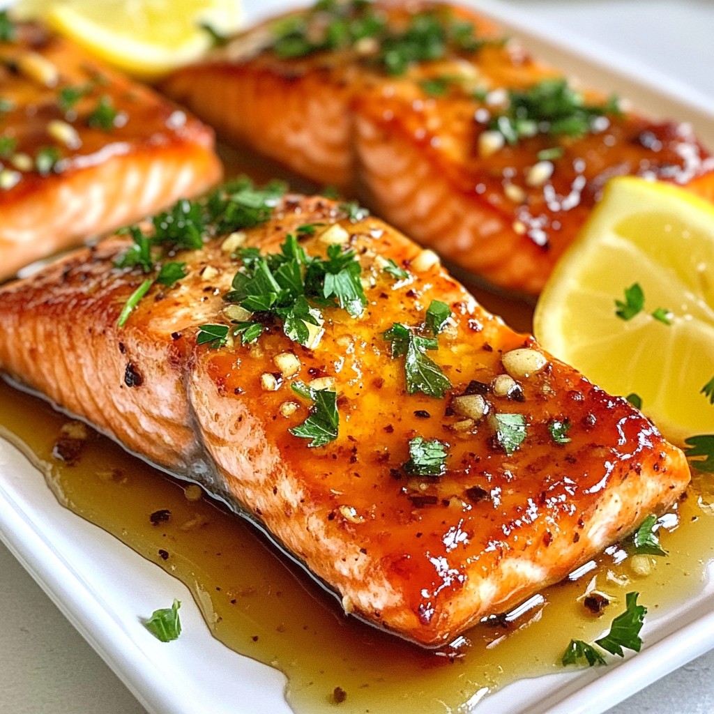 Honey Garlic Roasted Salmon Juicy and Flavorful Dish