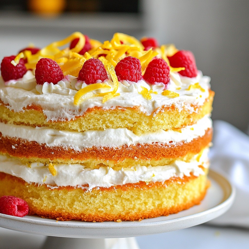 Raspberry Lemonade Cake Fresh and Flavorful Delight