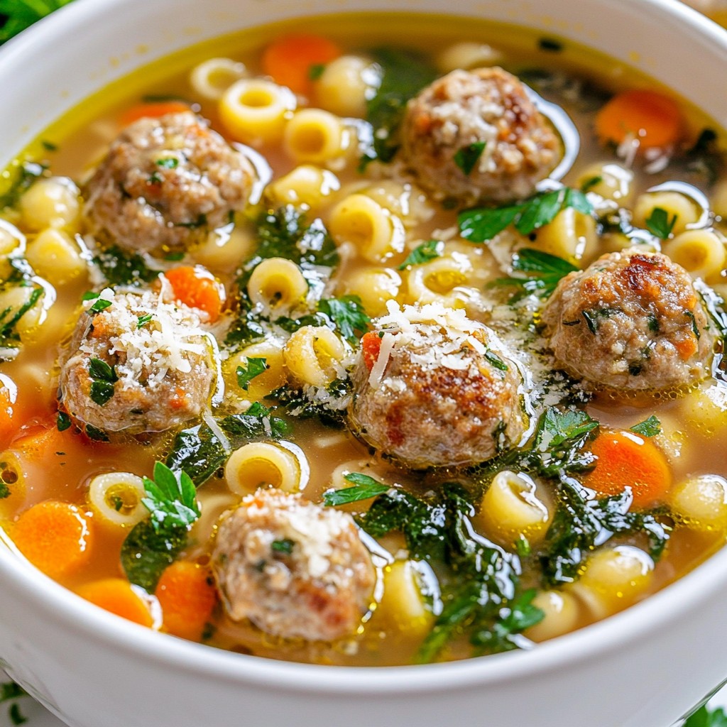 Italian Wedding Soup Flavorful and Nourishing Recipe