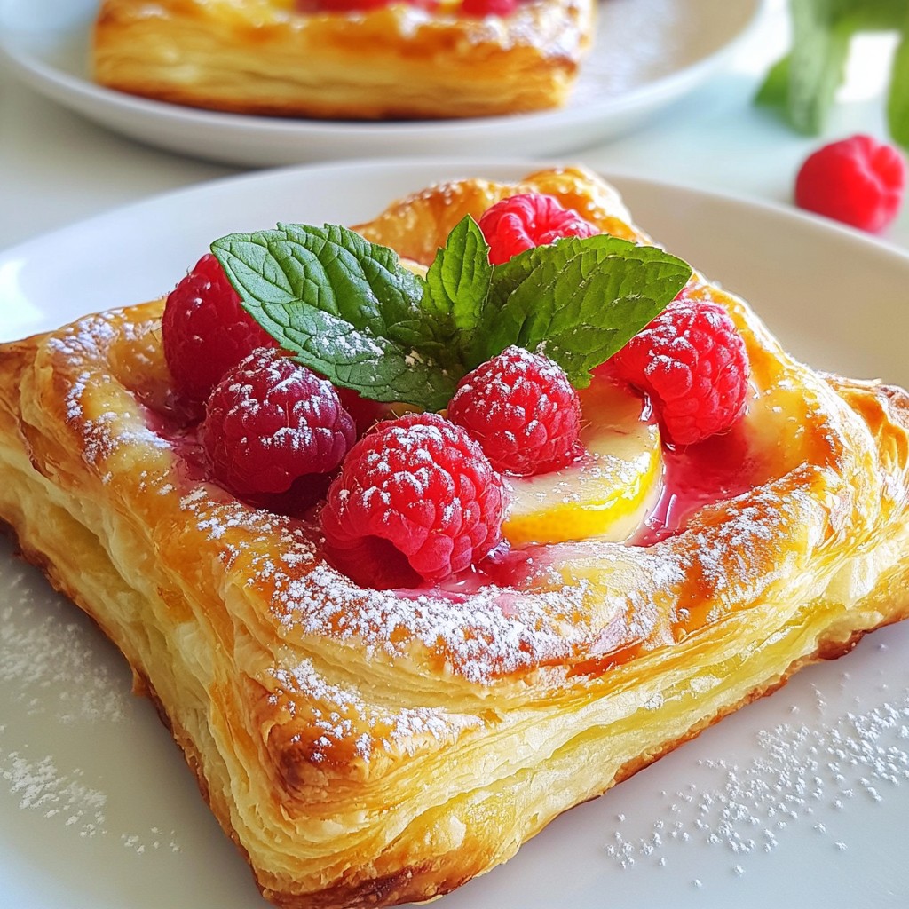 Raspberry Lemon Cream Cheese Danish Simple Recipe