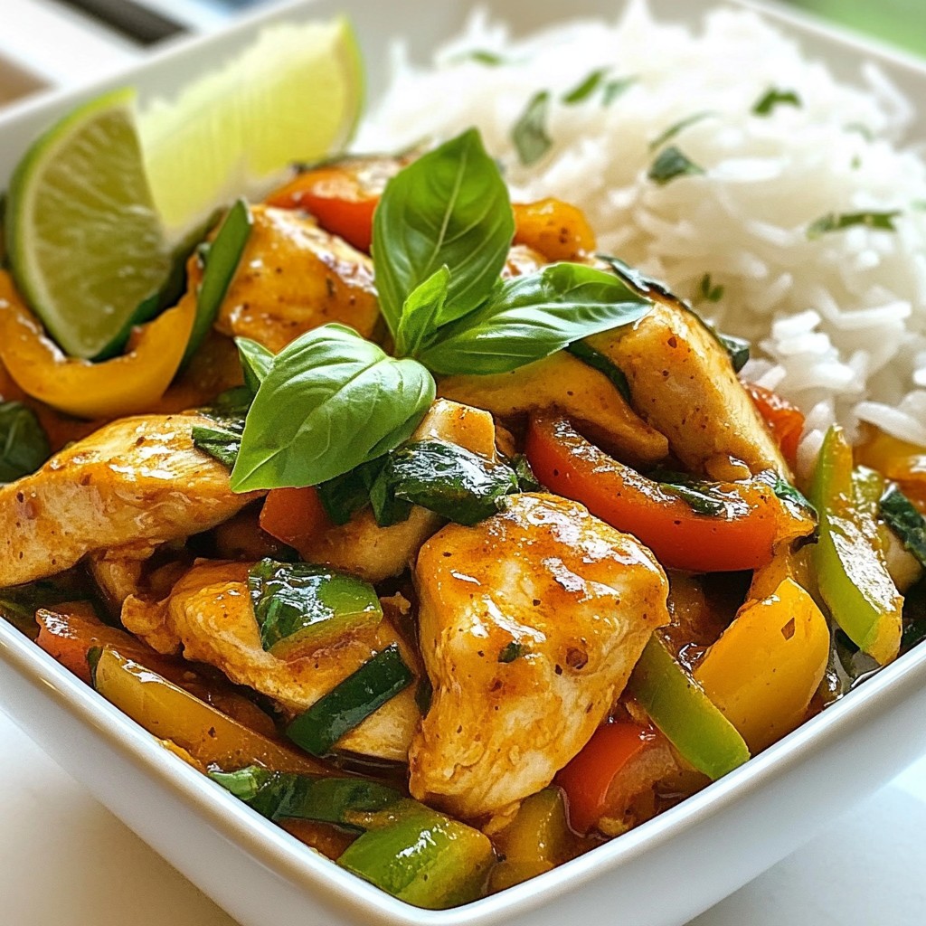 Spicy Thai Basil Chicken Flavorful and Easy Recipe