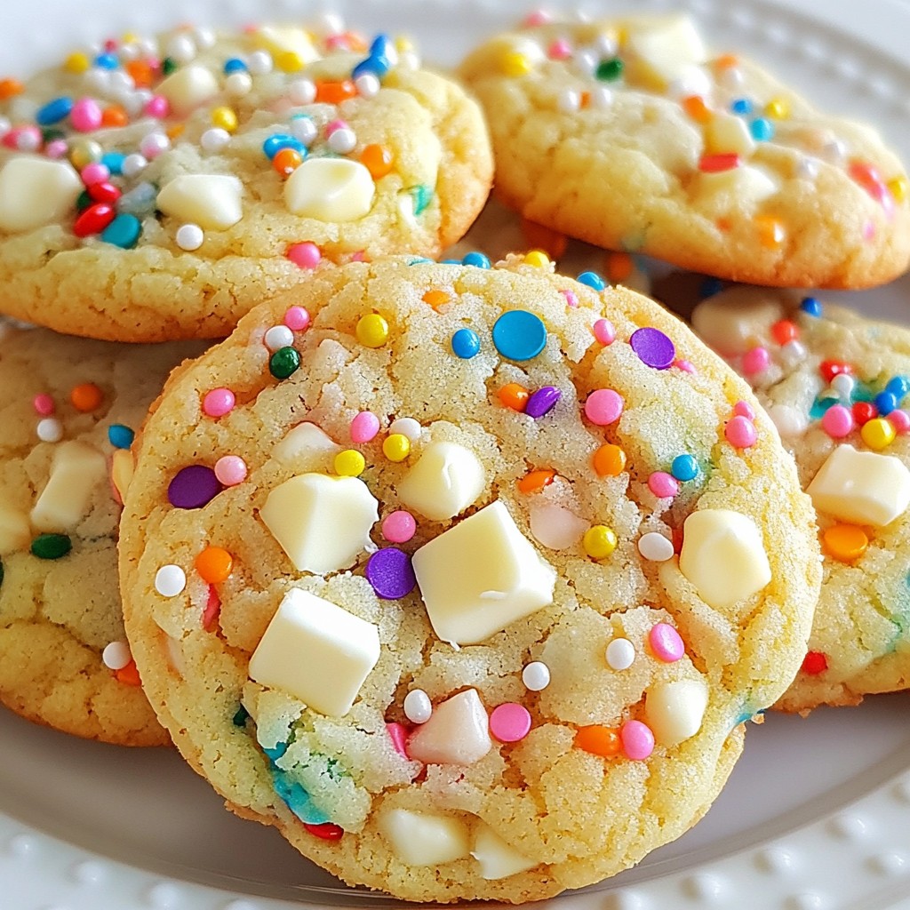 Vanilla Bean Birthday Cake Cookies Delightful Treat