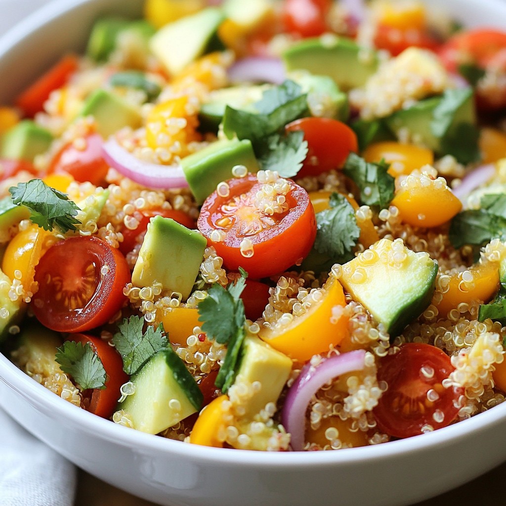 Honey Lime Quinoa Salad Refreshing and Nutritious Dish
