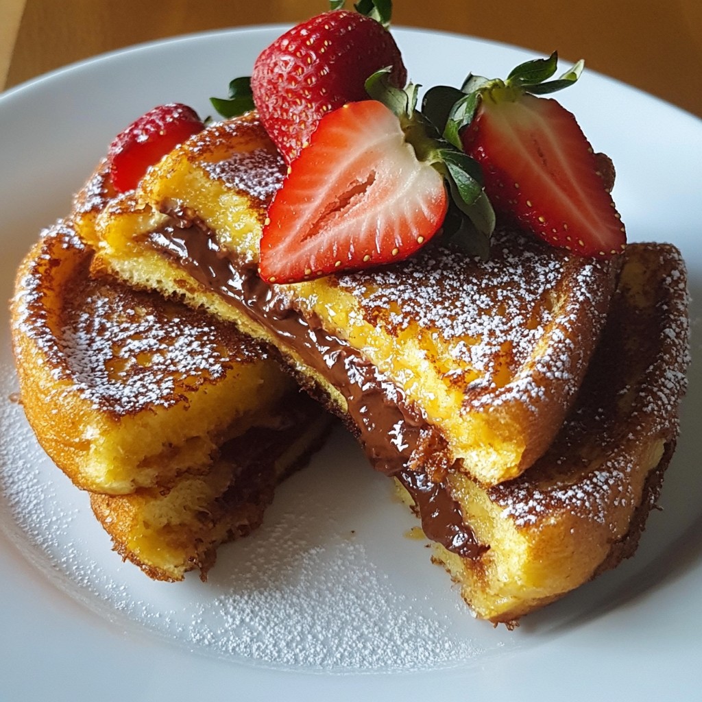 Nutella Stuffed French Toast Irresistible Morning Treat