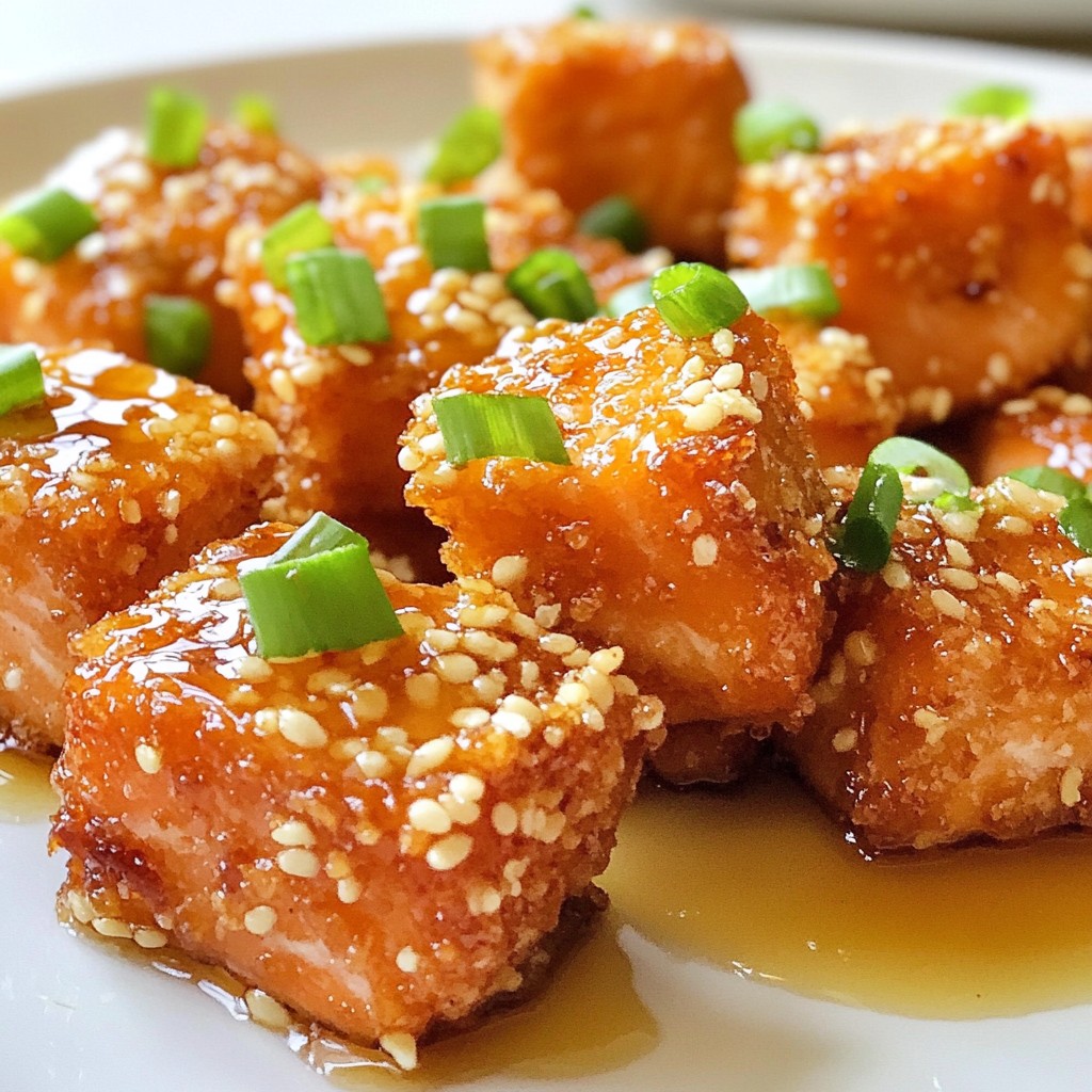 Sesame Crusted Salmon Bites Flavorful and Easy Recipe